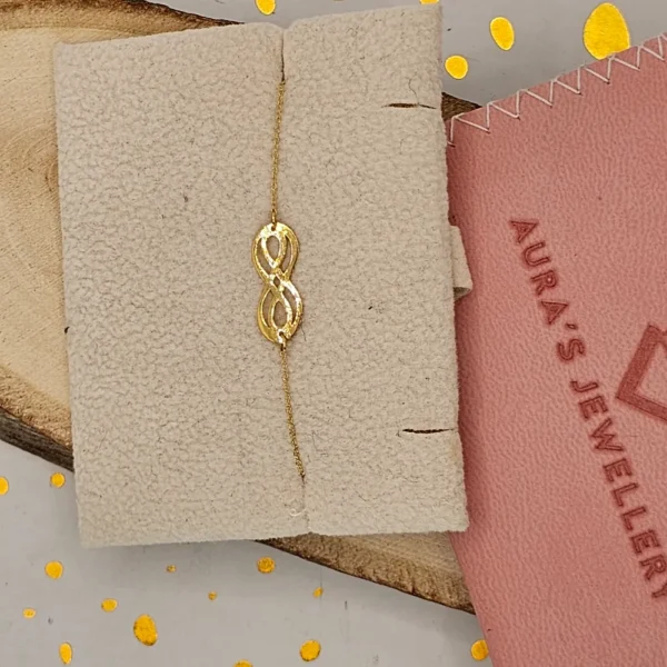 18 Carat Gold Infinity Bracelet