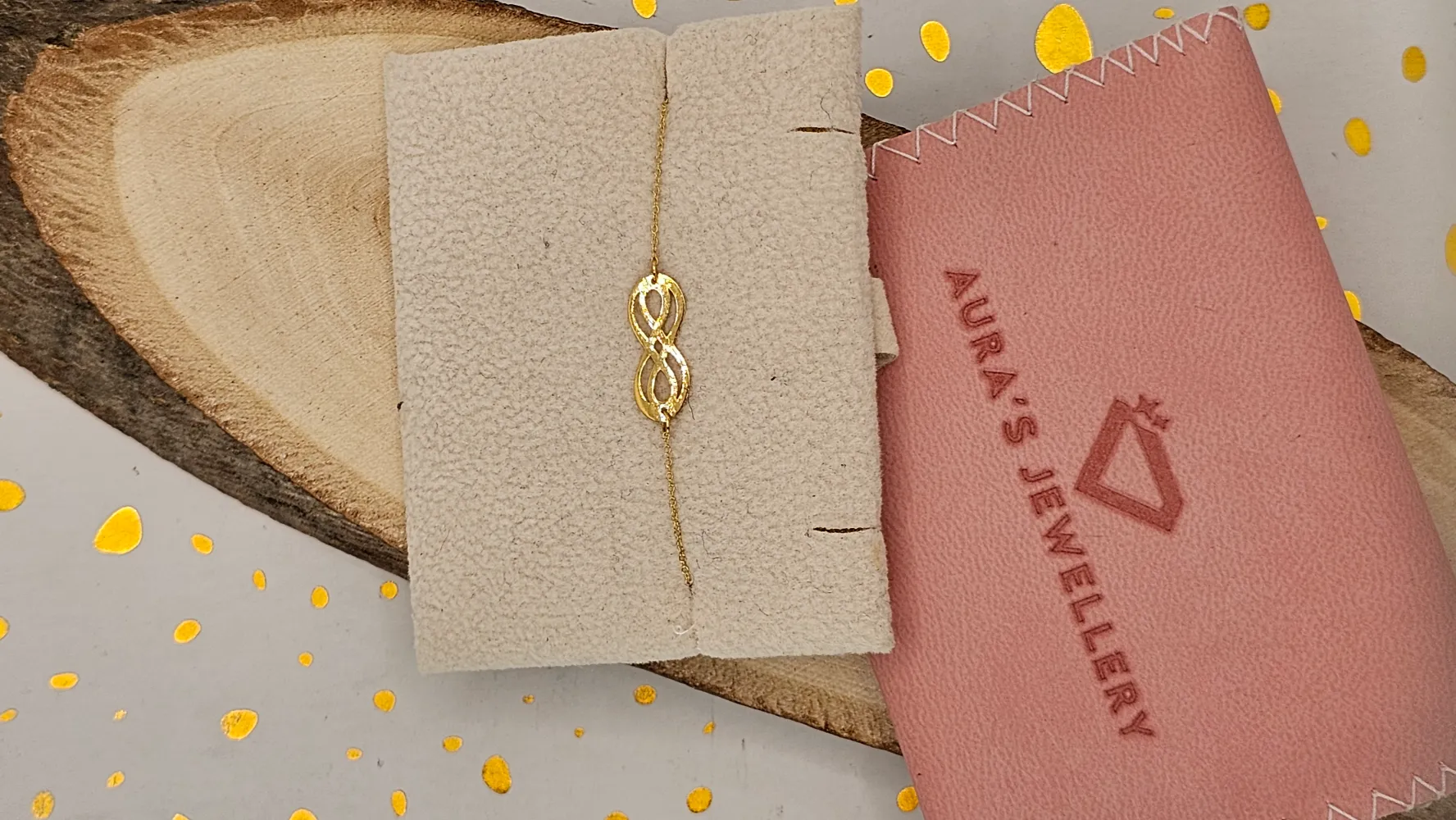 18 Carat Gold Infinity Bracelet