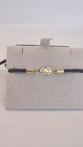 Saint Charbel Cord Bracelet in 18 Carat Gold