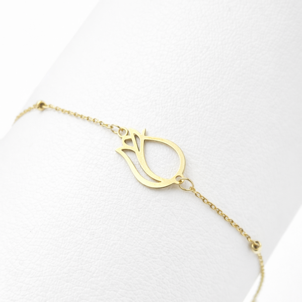 Eternal Tulip Spring Bracelet 18K Gold