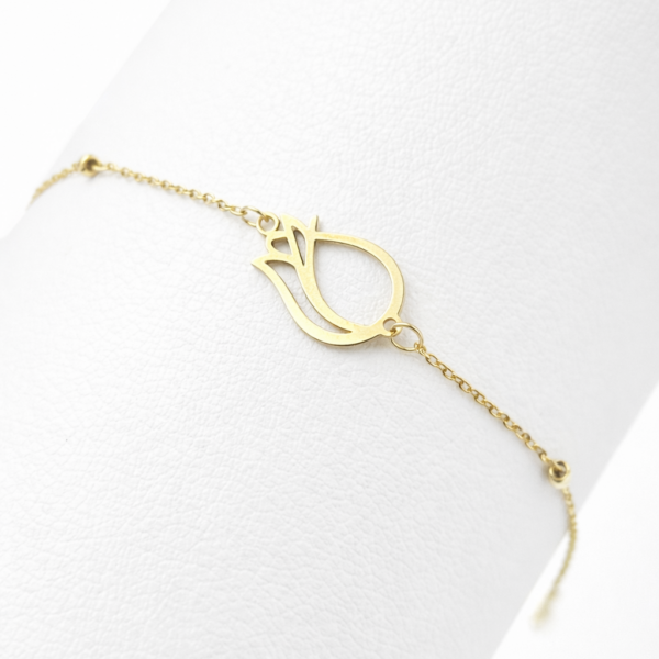 Eternal Tulip Spring Bracelet 18K Gold